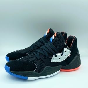 Adidas Harden Vol.4 Barbershop BLACK SILVER Sz 10